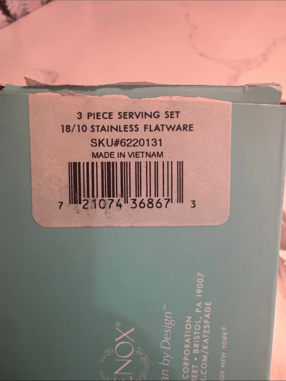 Kate Spade/Lenox New York Silver Bead-Edge Stainless Flatware Set - Silver